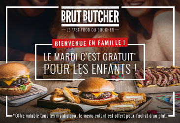 Offre famille chez Brut Butcher ! 🍔
