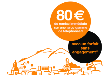 Offre Orange : 80€ de remise sur les telephones