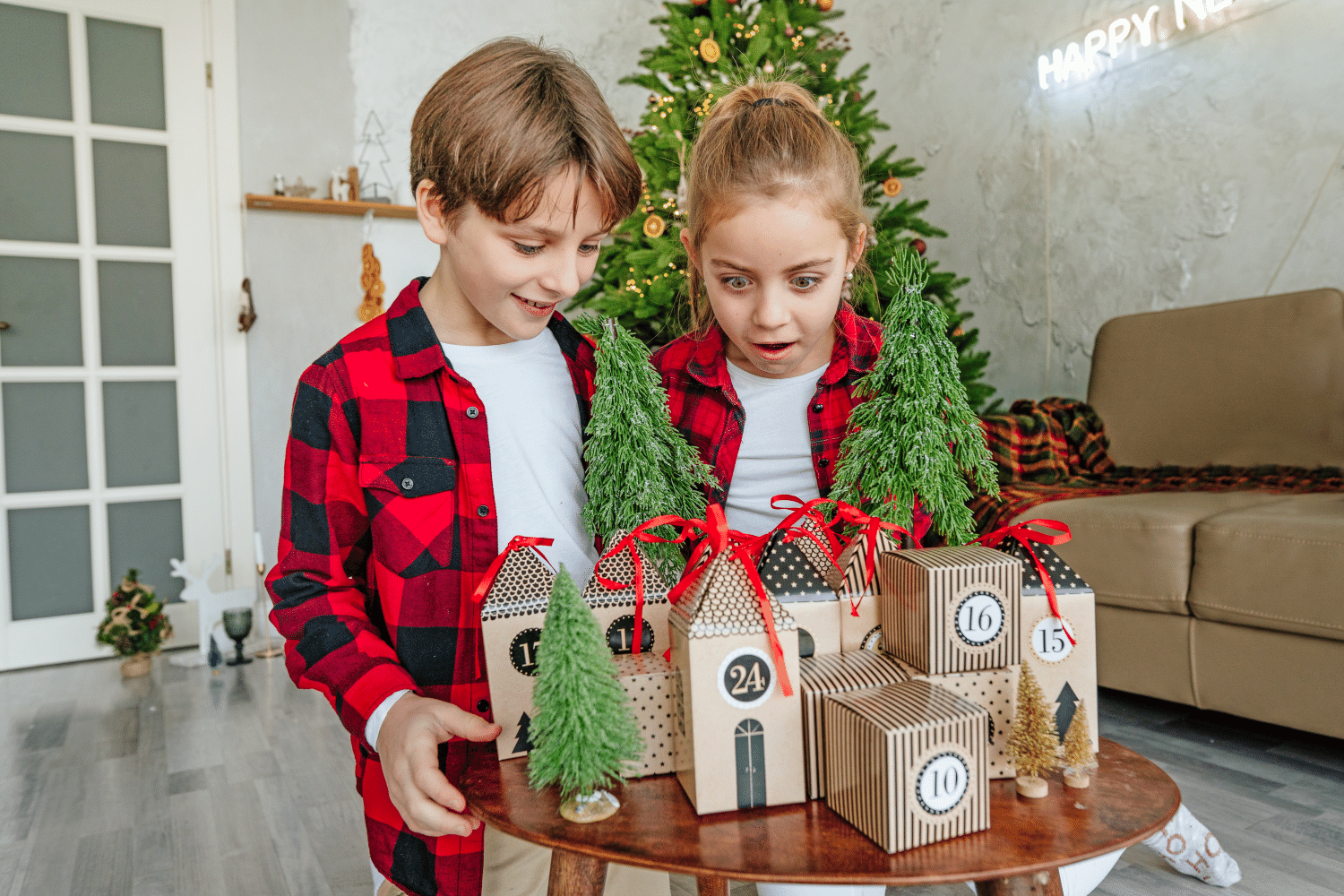 Calendrier de lavent avec Les enfants