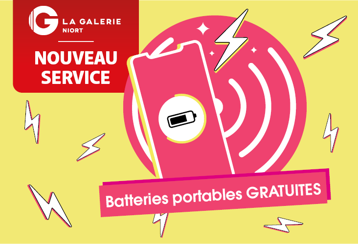 Rechargez gratuitement vos appareils dans La Galerie !