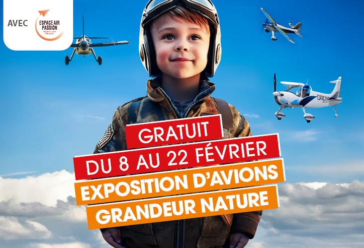 ✈️ Découvrez l'exposition d'avions grandeur nature !