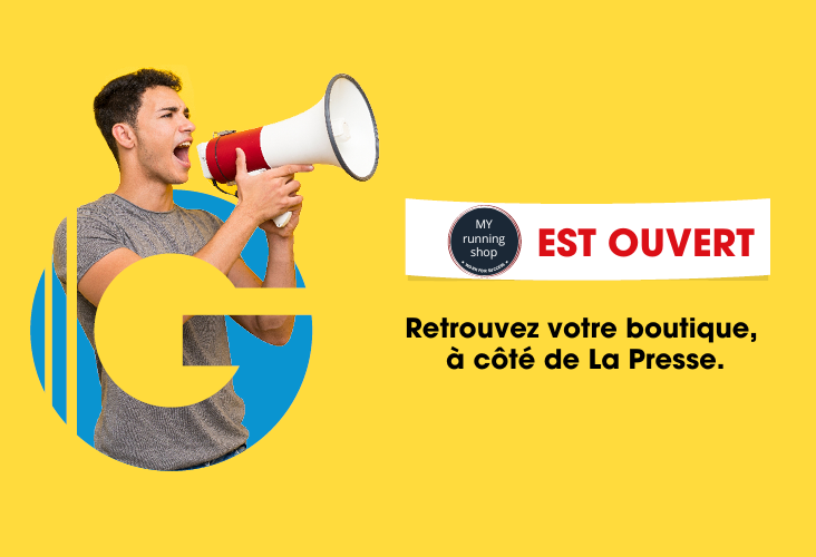 Votre magasin RUNNING SHOP est ouvert !