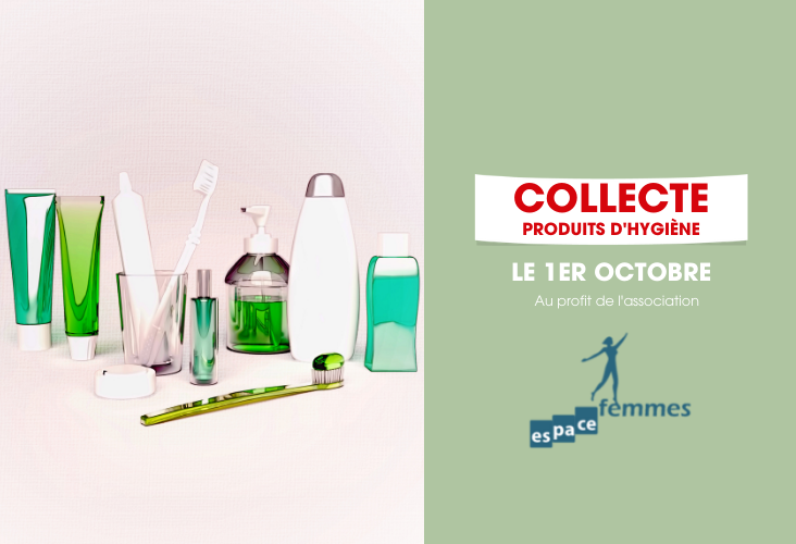 Collecte Espace Femmes samedi 1 Oct !