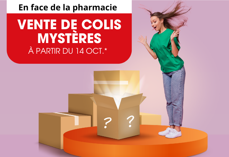 vente de colis mystères à Valence 2 !
