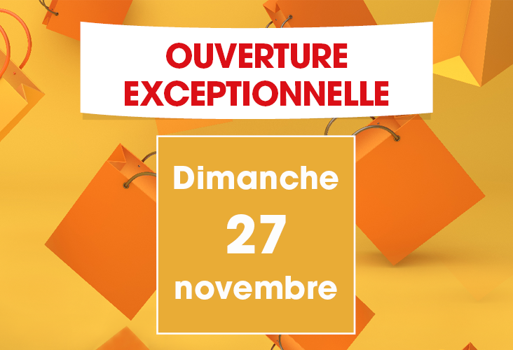 Ouverture dimanche 27 novembre