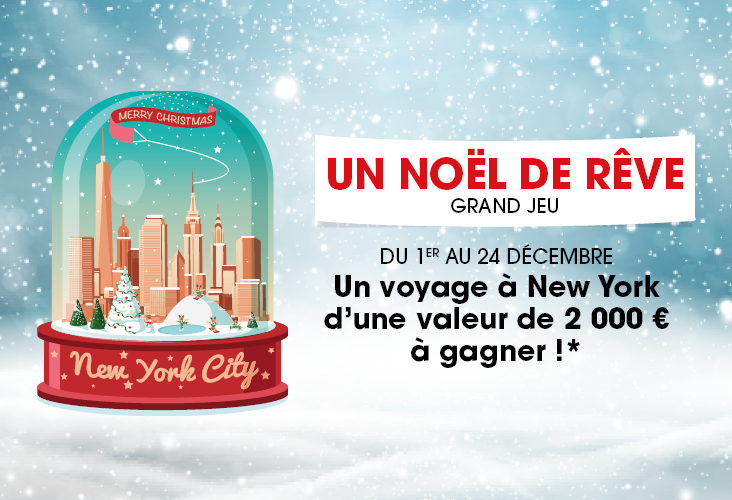 ✈️ 1 voyage à New York à gagner !