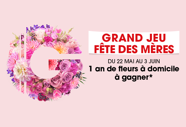 🌸 1 an de fleurs à gagner* pour votre Maman 🌸