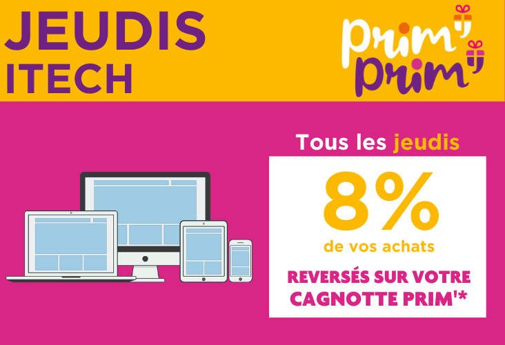 Jeudis : 8% sur l'high-tech