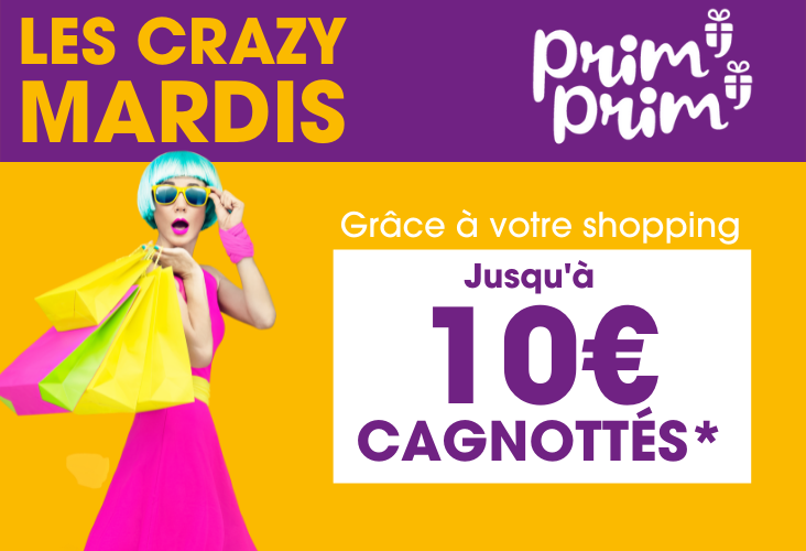 Profitez des Crazy mardis !