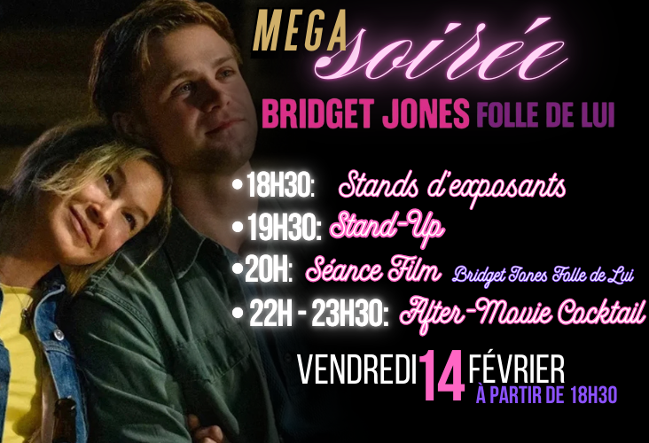 Evénement février : 4ᵉ film de la saga Bridget Jones