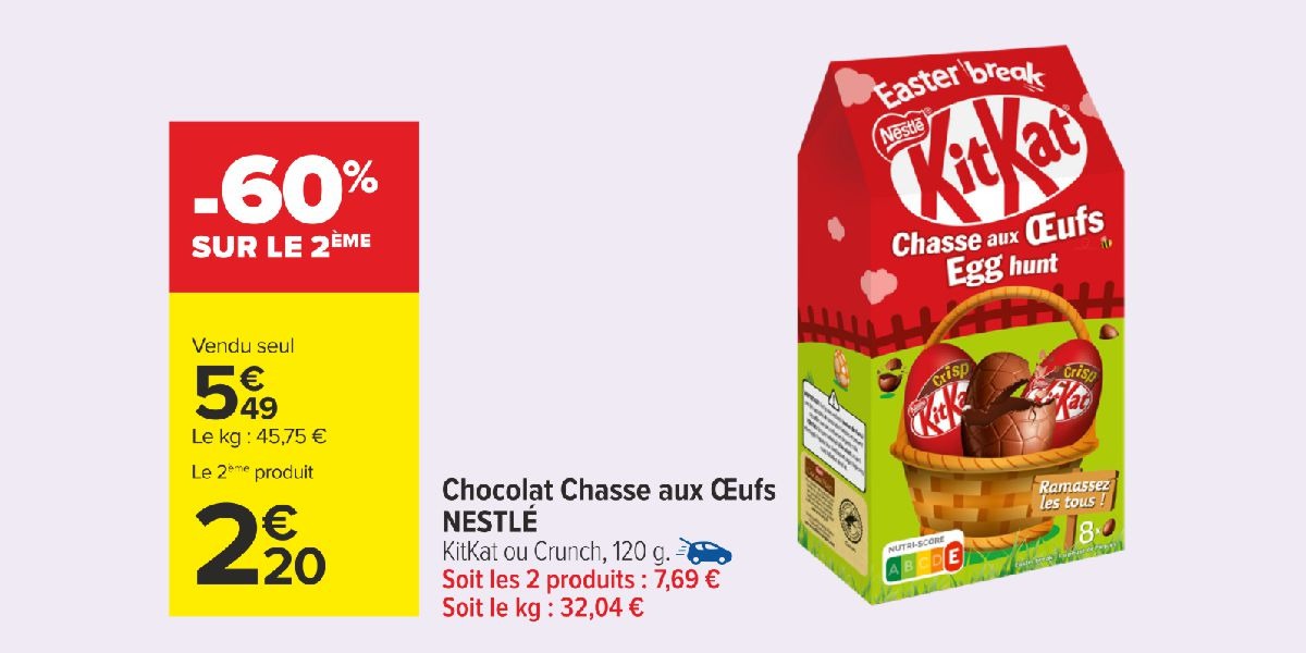 -60% sur le 2e 