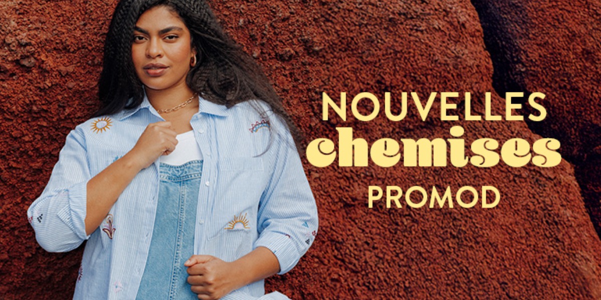 Les beaux jours arrivent et les chemises aussi chez Promod 💐