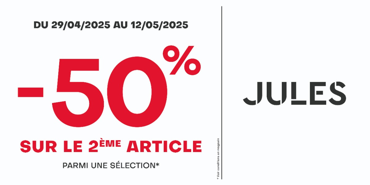 Offre Jules 👕