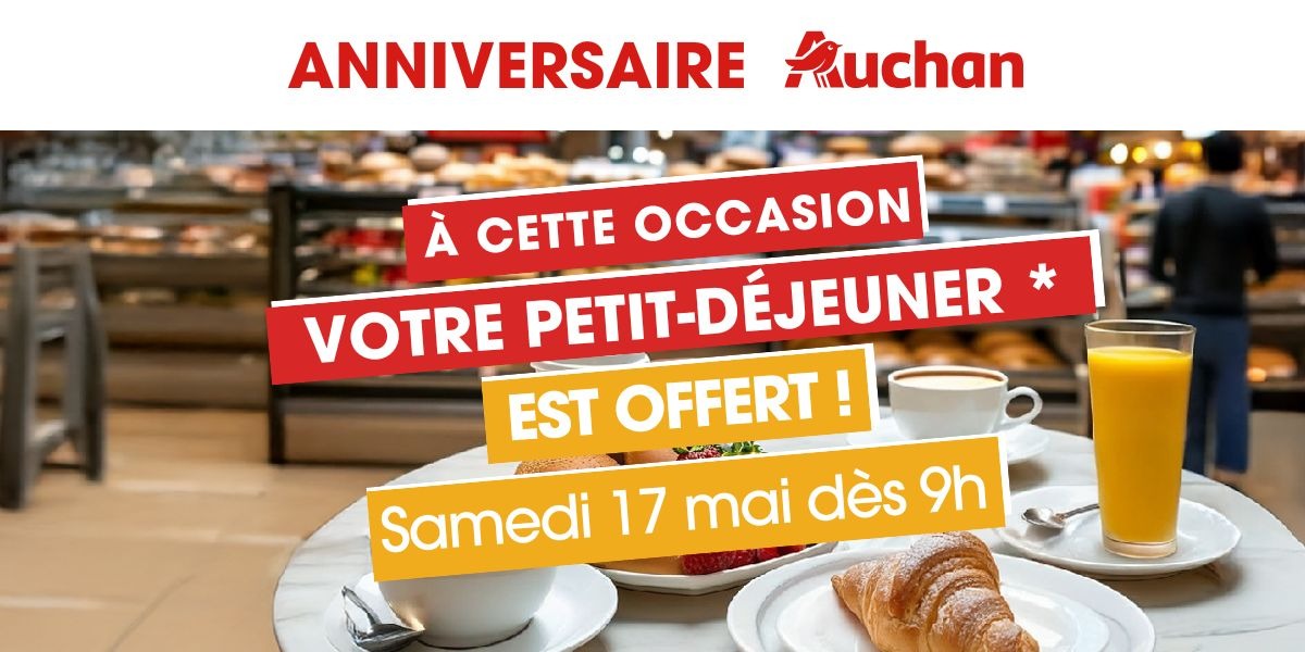 Anniversaire Auchan !