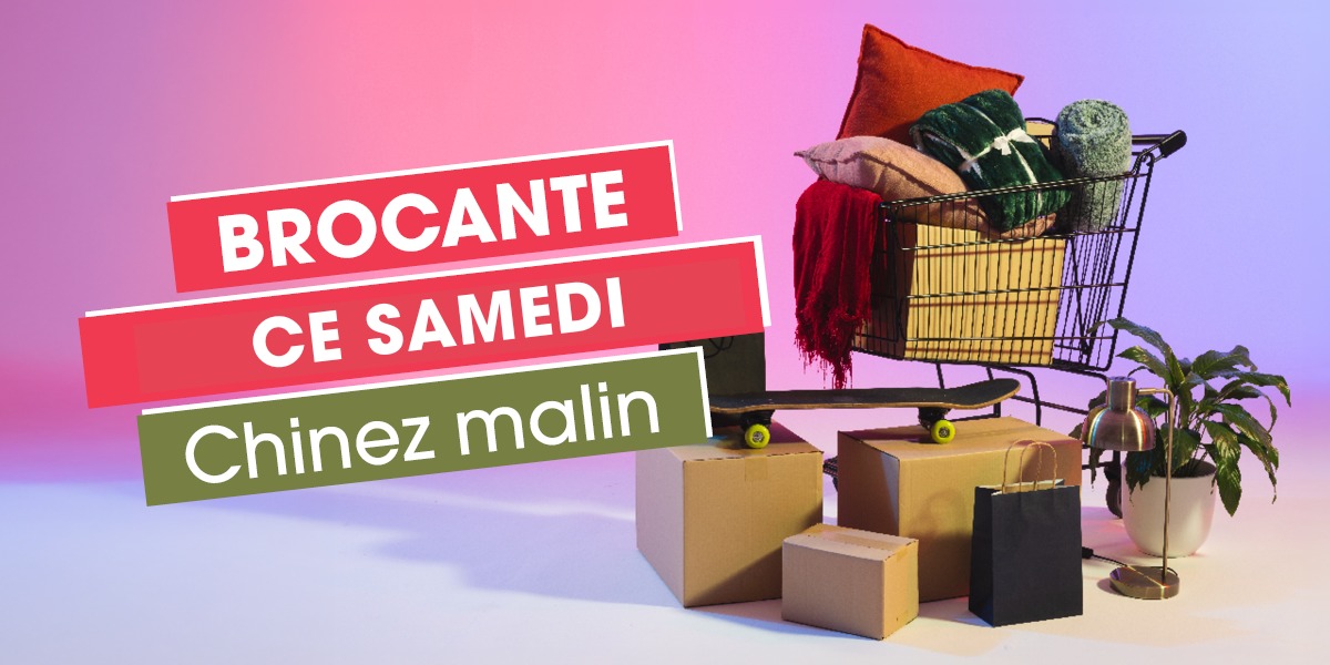 Brocante ce samedi 17 mai sur le parking
