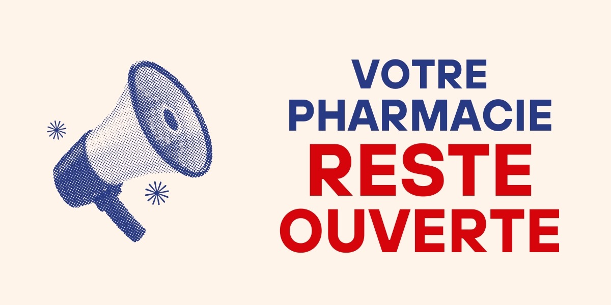 Votre pharmacie reste ouverte pendant les travaux !