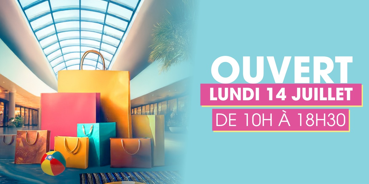 🎆 La Galerie Espace Anjou ouverte le 14 Juillet ! 🎆