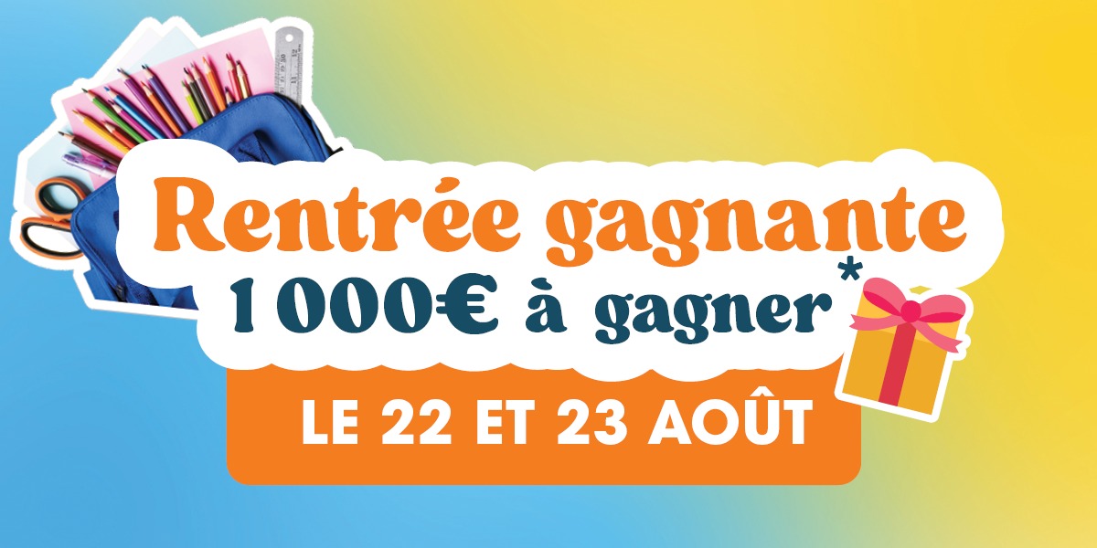 🎒 Objectif rentrée gagnante à La Galerie : jouez et gagnez !