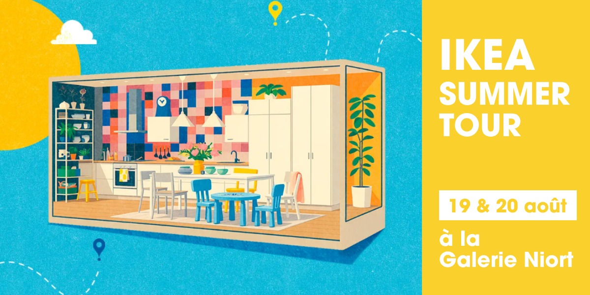 ☀️ IKEA Summer Tour à La Galerie les 19 et 20 août 