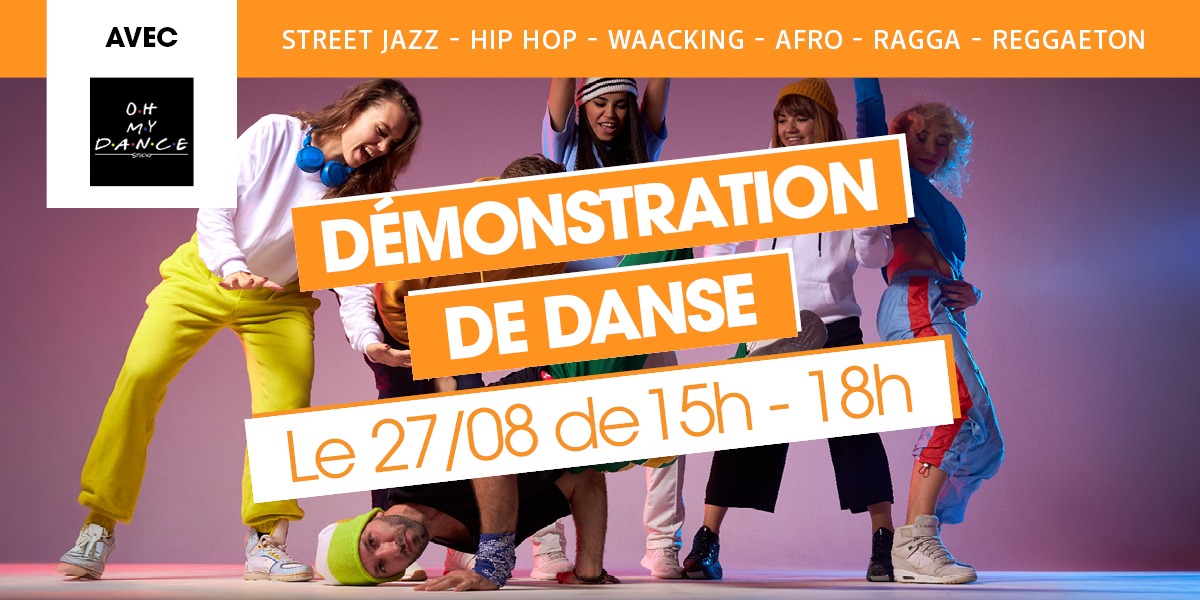 Démonstration de danse avec l'association Oh My Dance