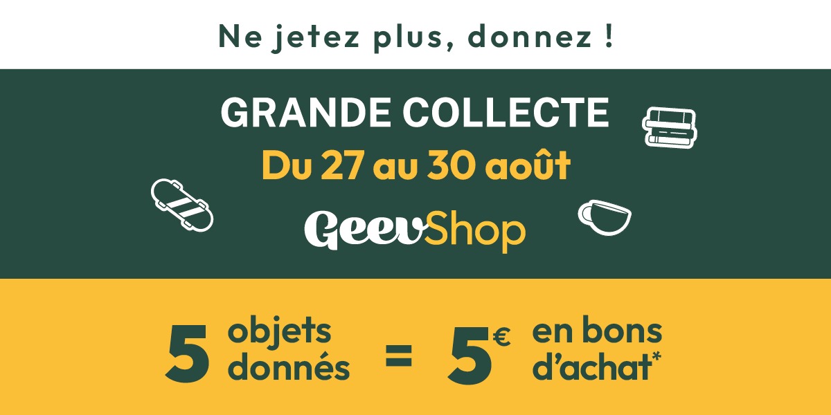 La seule boutique où tout se donne et se récupère ! 