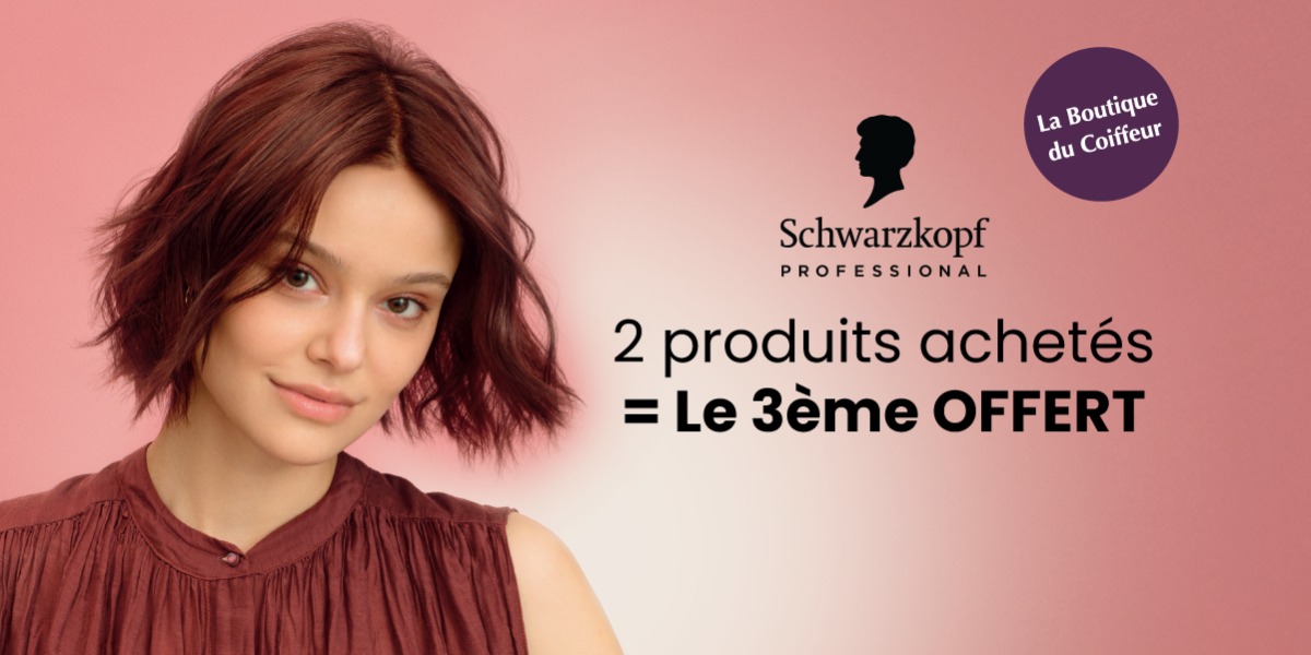 OFFRE 2+1 SCHWARZKOPF 🧴