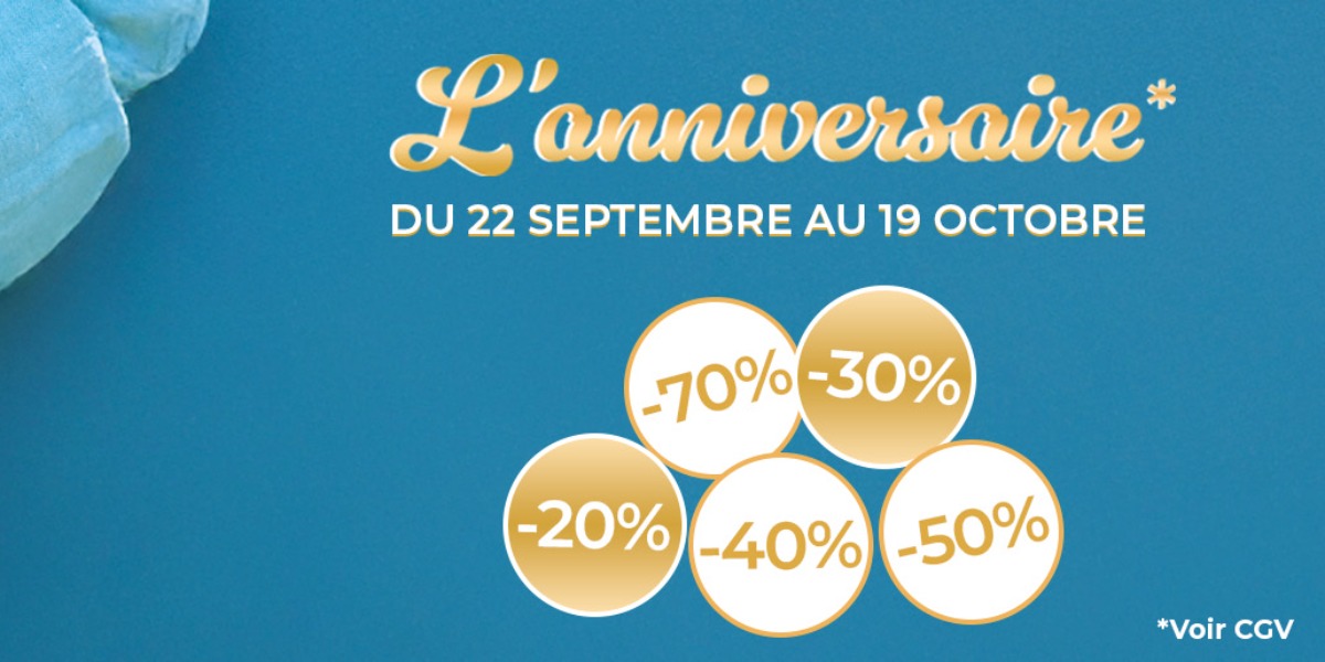 C'est l'anniversaire de votre bijouterie Aelys ! 