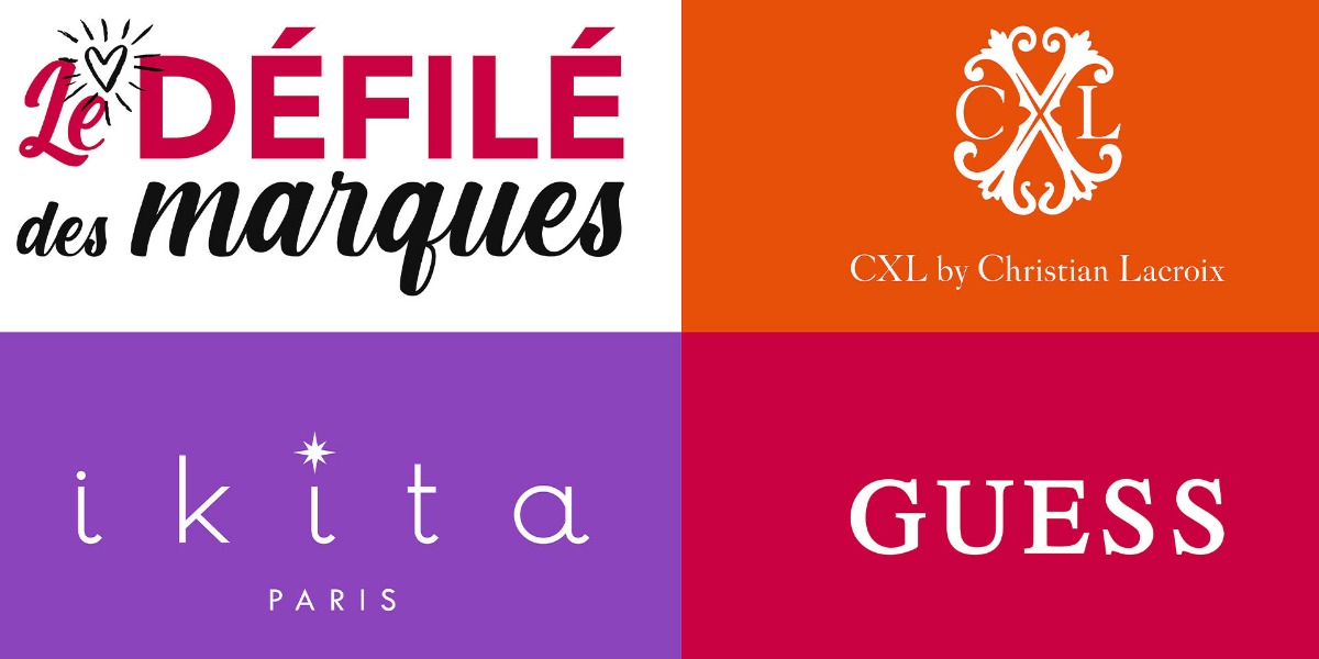 Le défilé des marques