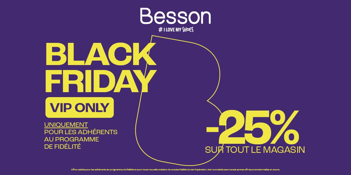 Black Friday chez Besson ! 👢
