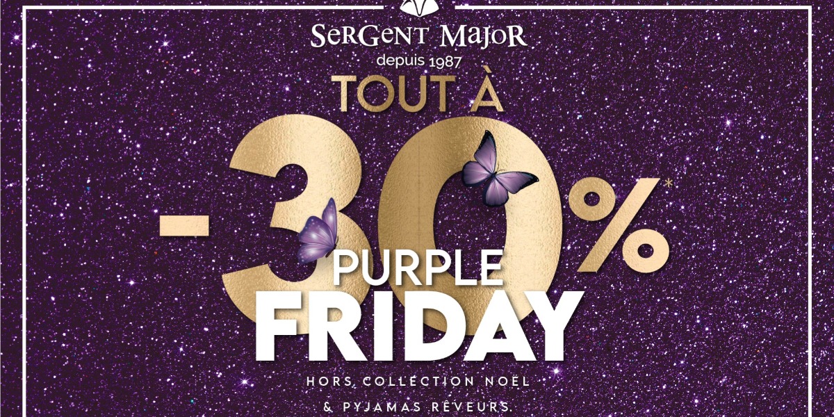 🎉 Black Friday chez Sergent Major ! 🎉