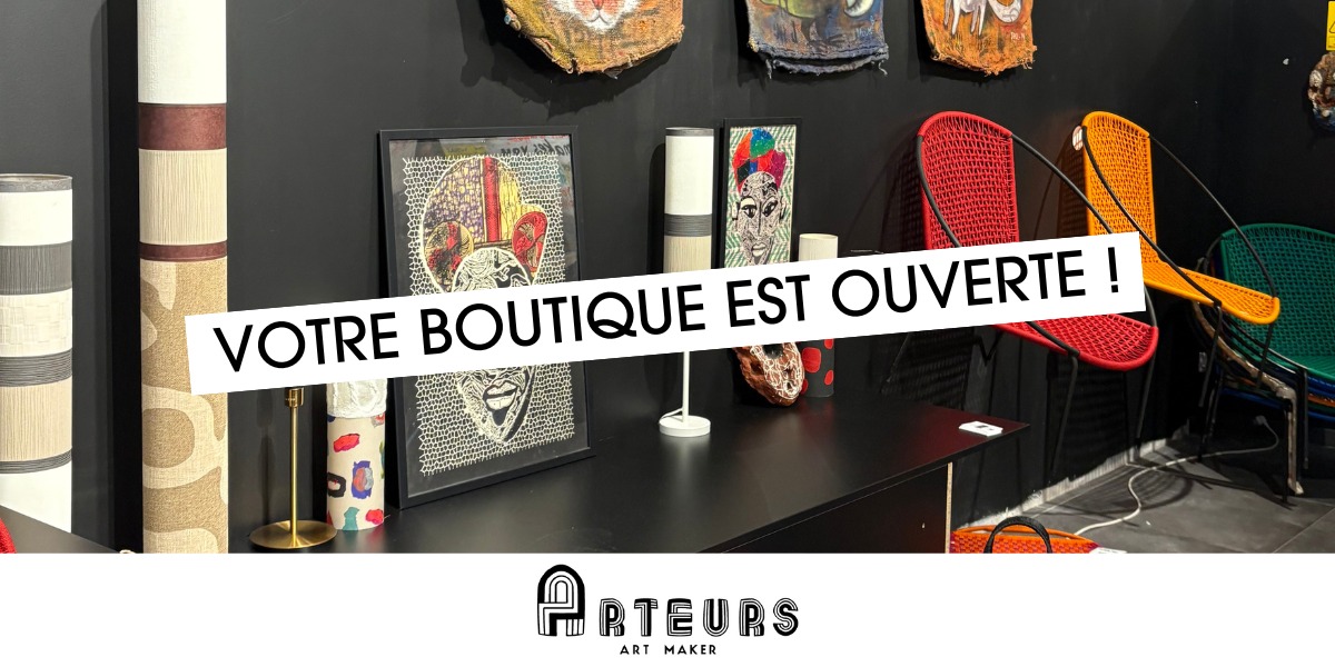 La boutique Les Arteurs a ouvert ses portes ! 🖼️