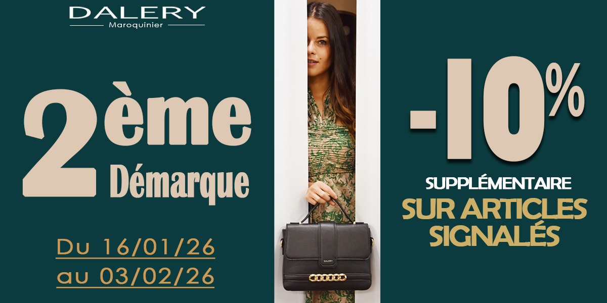❄️ 2ᵉ DÉMARQUE DES SOLDES D’HIVER – DALERY