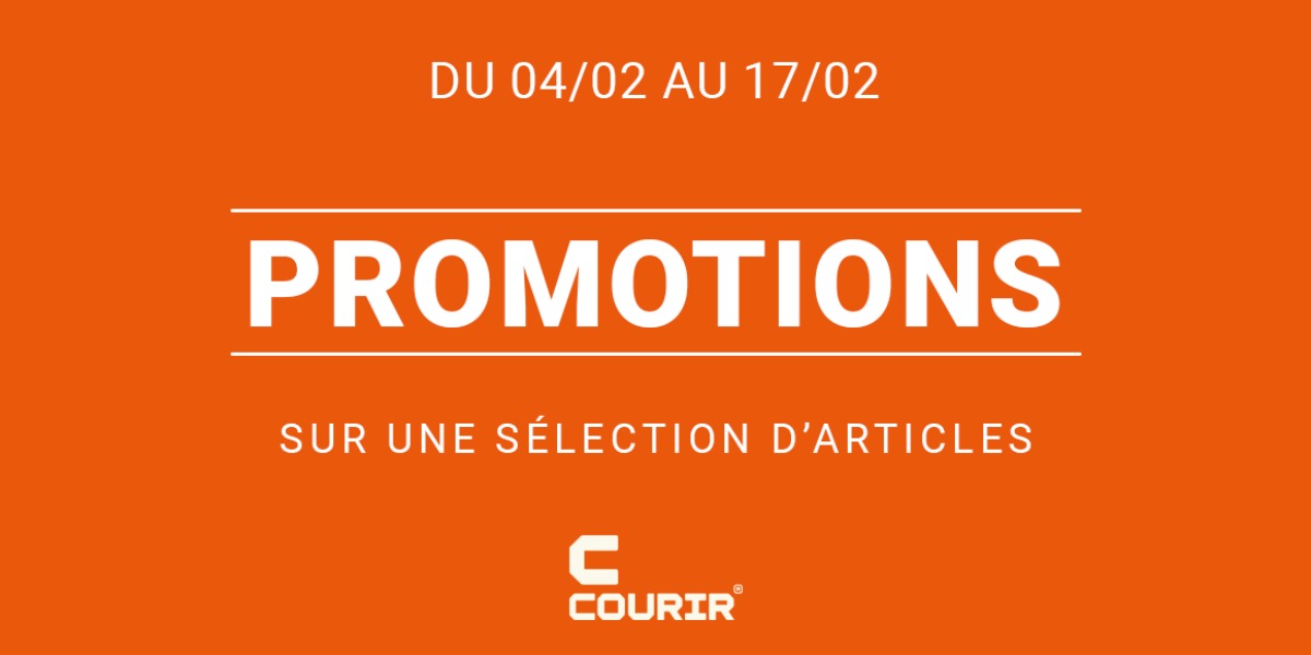 Promos Courir : sélection d’articles du 4 au 17 février
