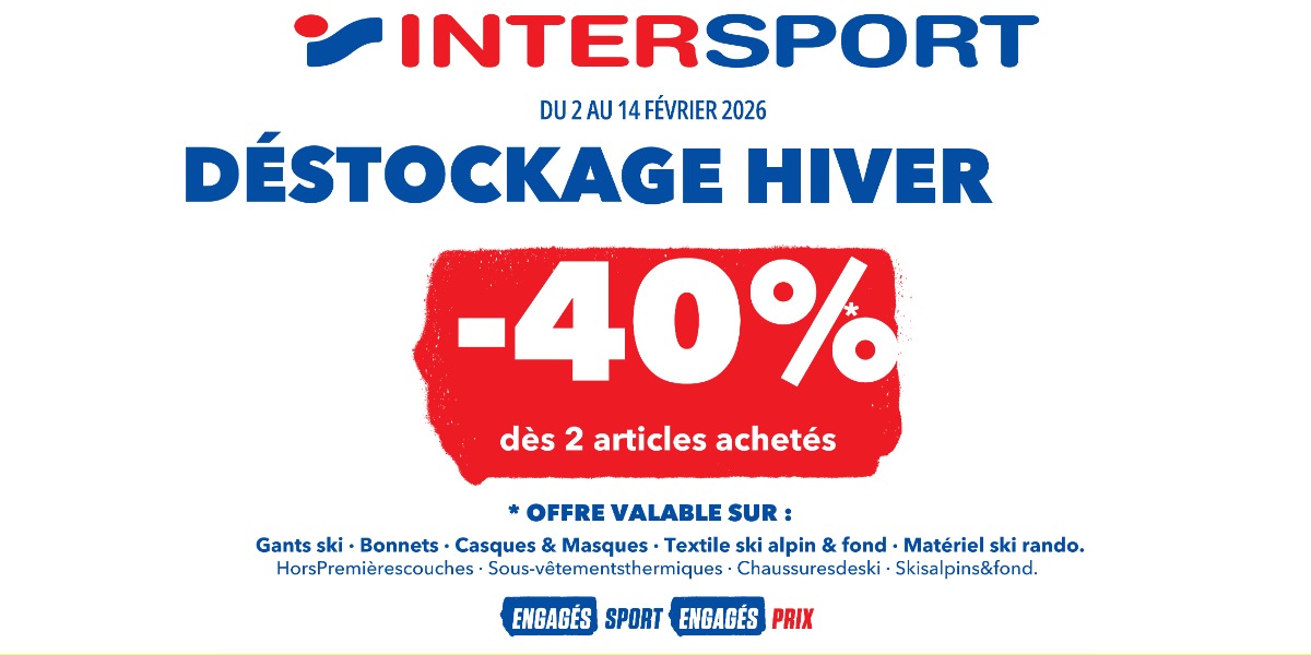 🔥 BON PLAN DU MOMENT – DÉSTOCKAGE HIVER