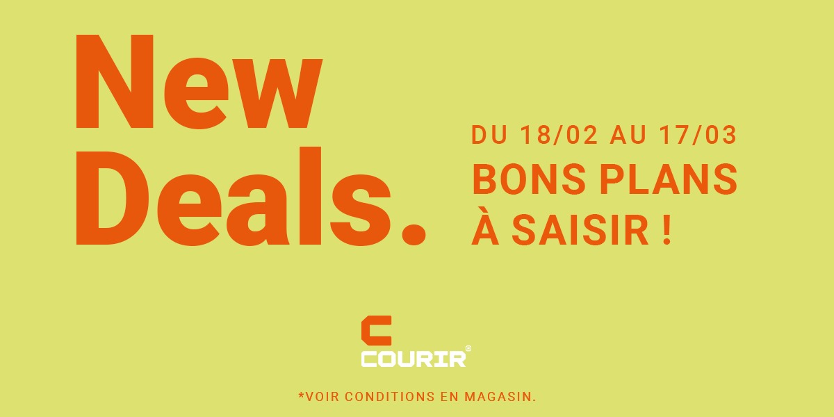 🔥 New Deals chez Courir !