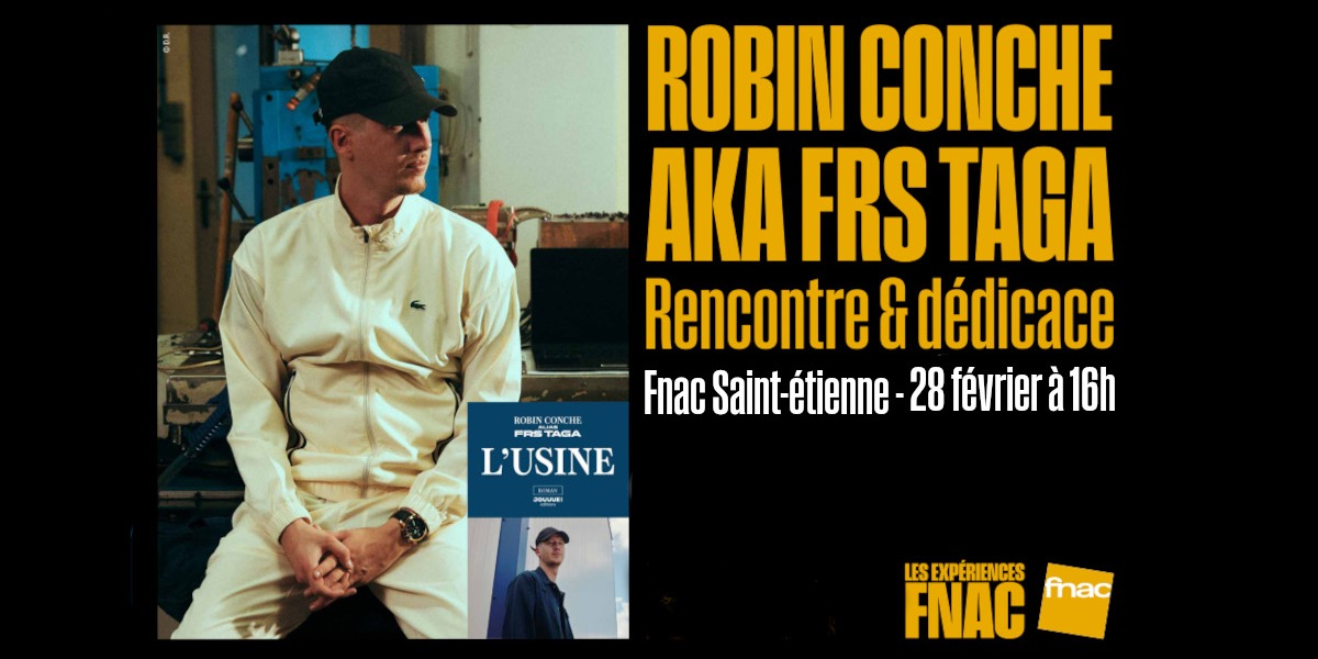 ROBIN CONCHE en séance de dédicace le 28/02 ! 