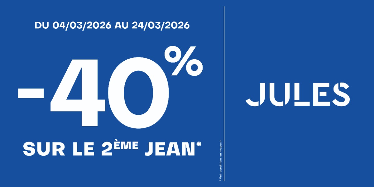 🛍️ Bon Plan Denim chez Jules