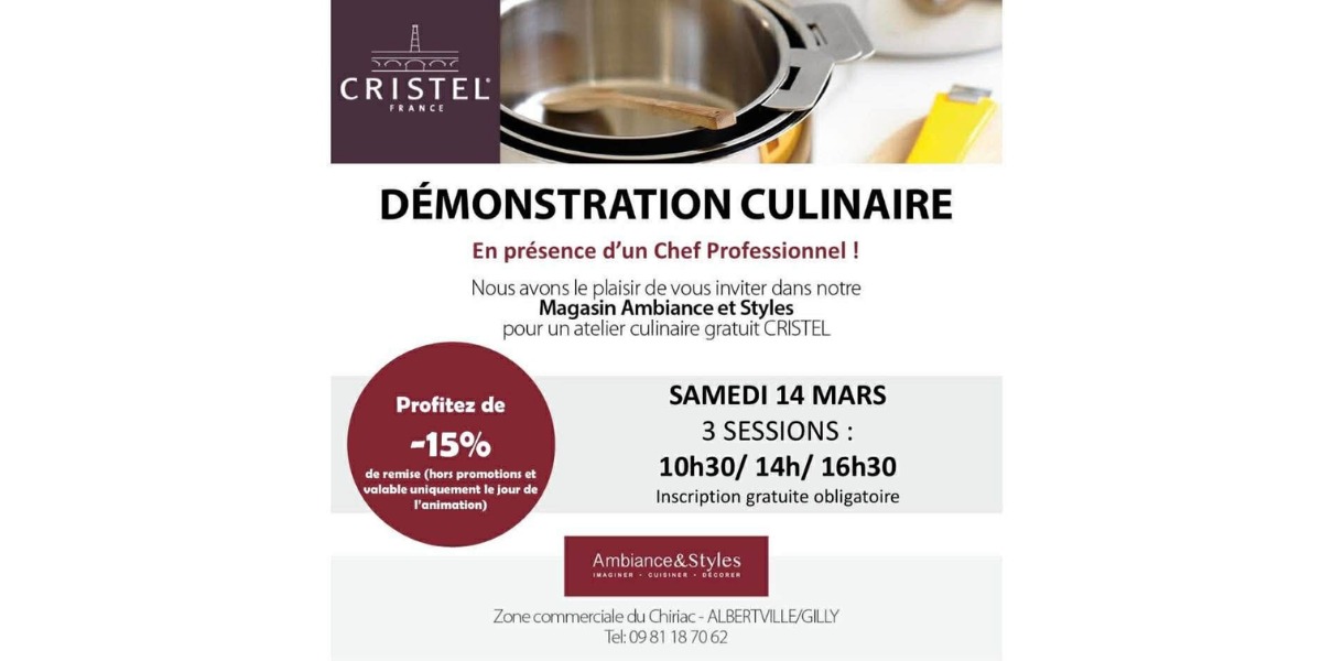 🍳 DÉMONSTRATION CULINAIRE AVEC CRISTEL 