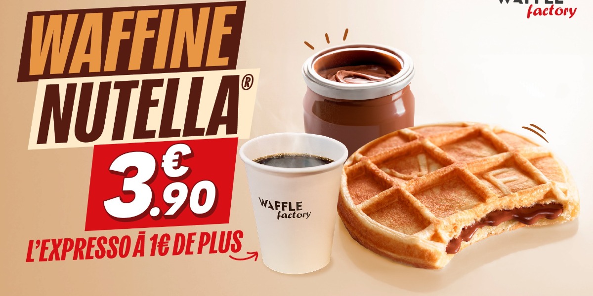 Une pause gourmande chez Waffle Factory à partir du 20/03