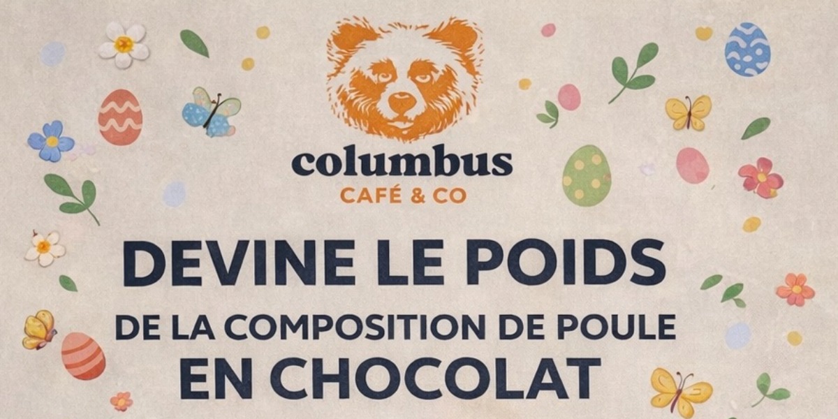 Venez fêter Pâques chez Columbus Café & Co 