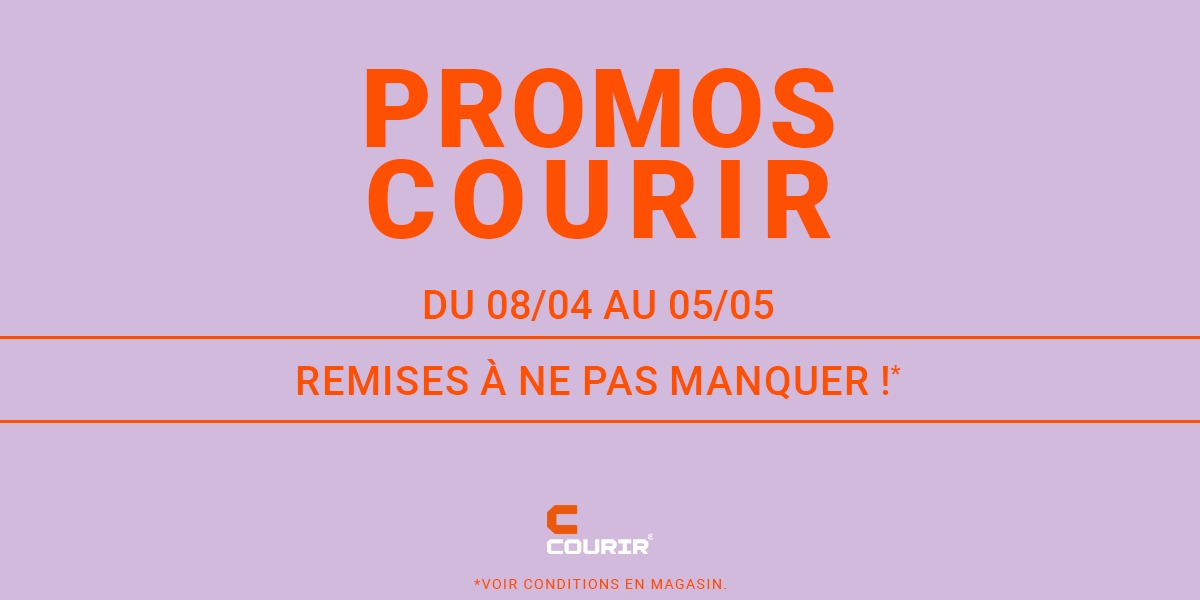 🔥 Des promotions à ne pas manquer chez Courir ! 👟