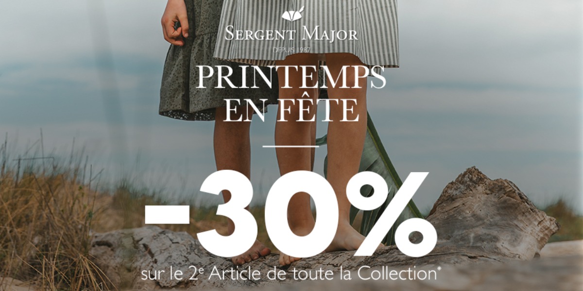 -30% sur le 2ème article 