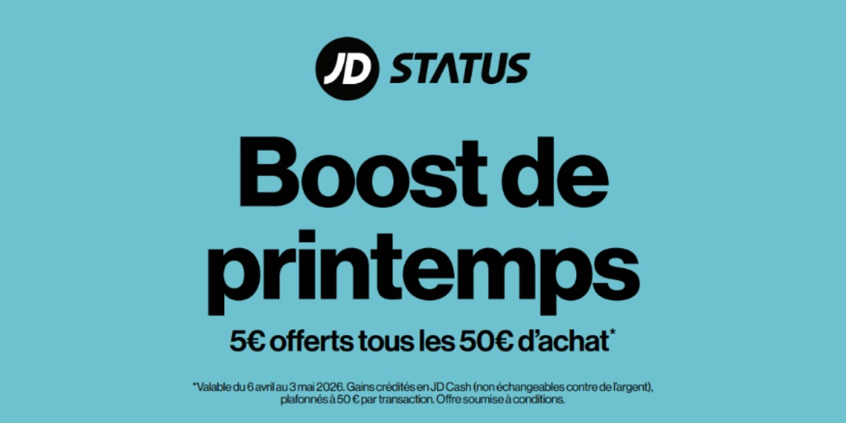 Boost de printemps ! JD Sport 