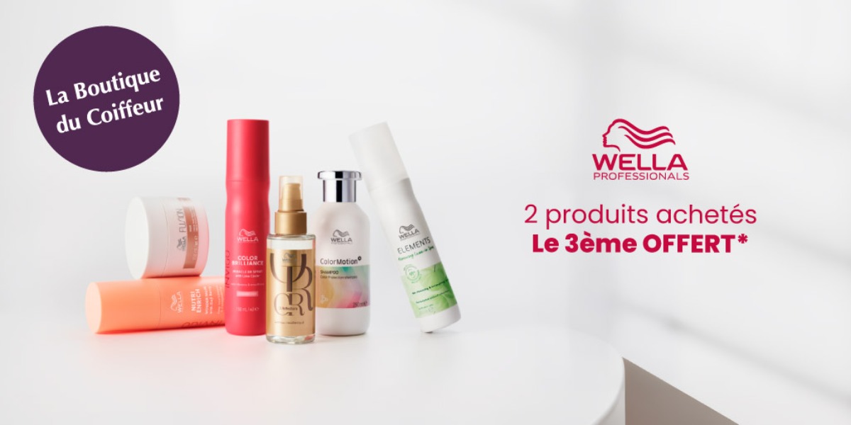 3 produits Wella pour le prix de 2 😍