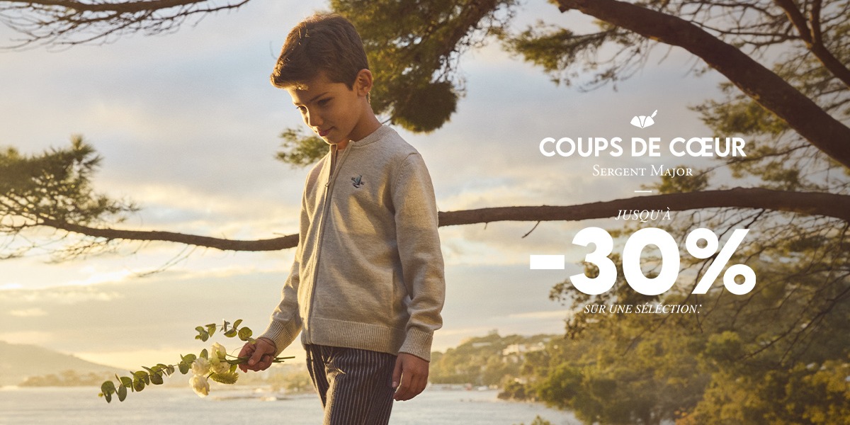 -30%* chez Sergent Major !
