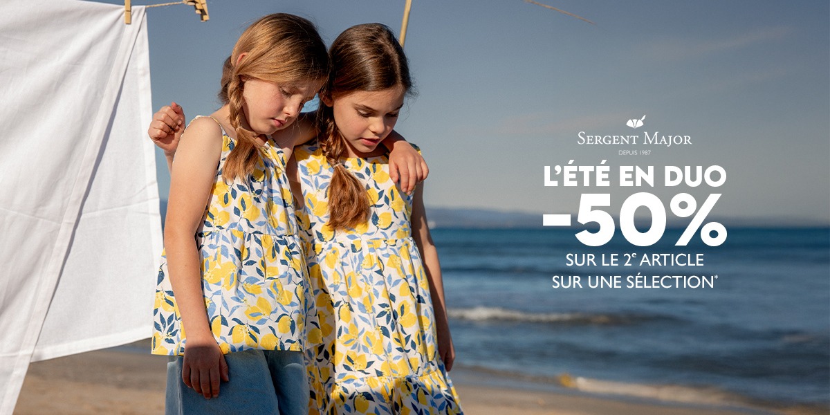 Offre Été en duo chez Sergent Major ✨