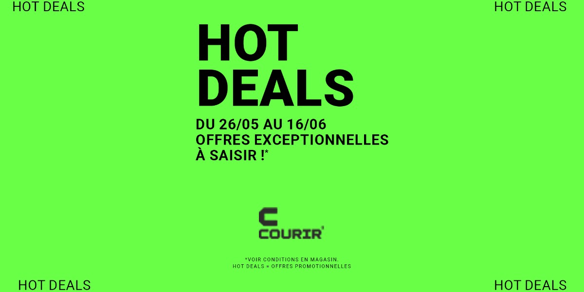🔥 Bon plan Courir – HOT DEALS
