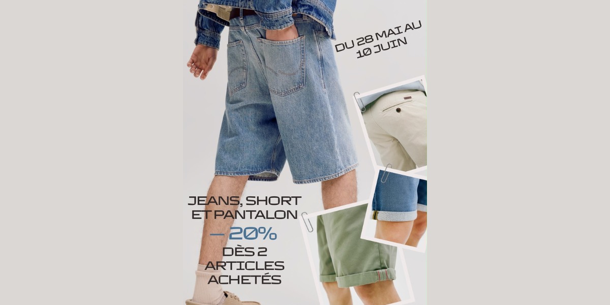 -20% dès 2 articles achetés