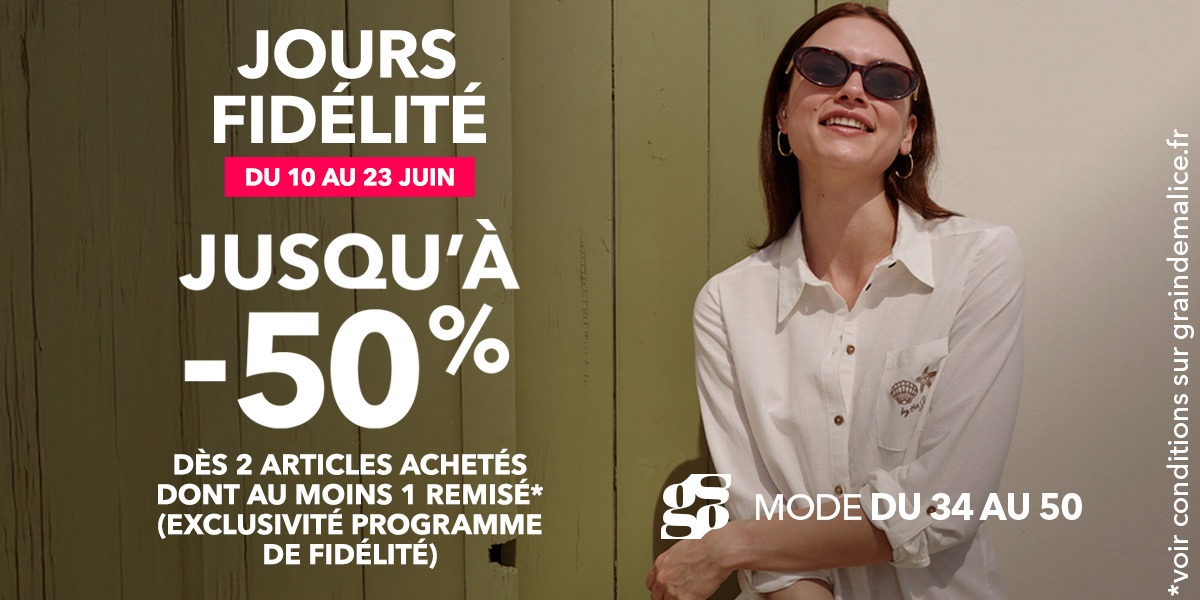 Jours fidélité chez Grain de Malice ! 🛍️