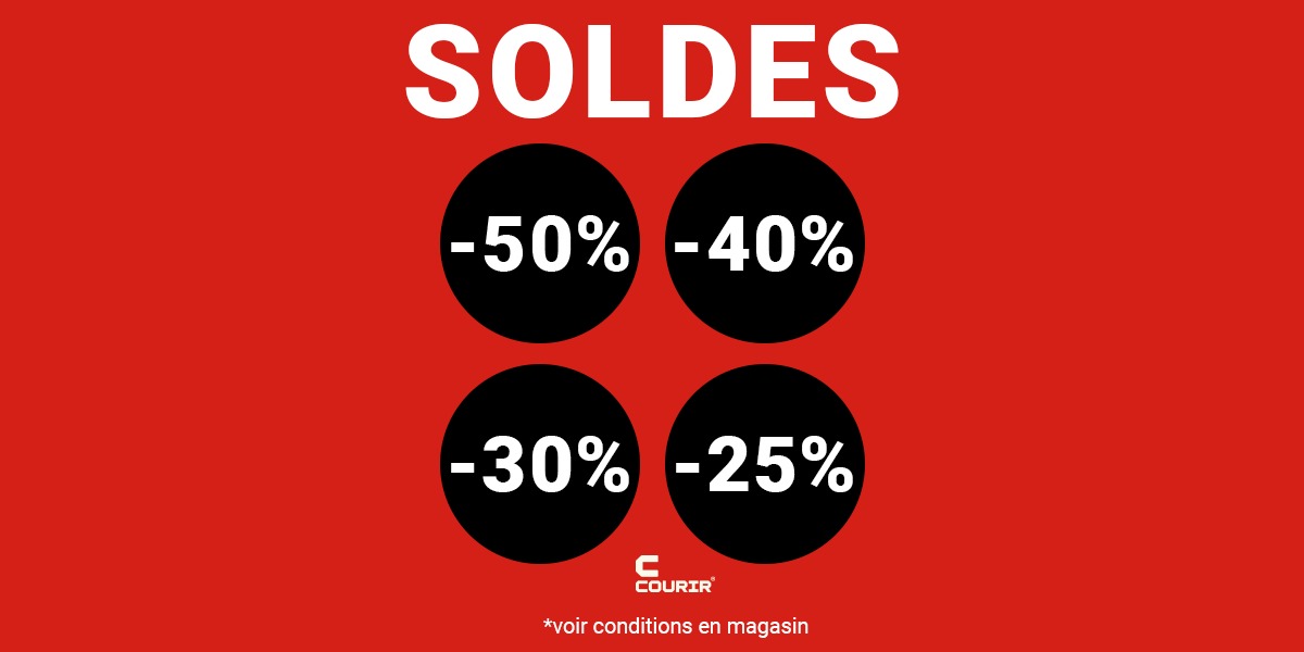 Les soldes chez Courir !